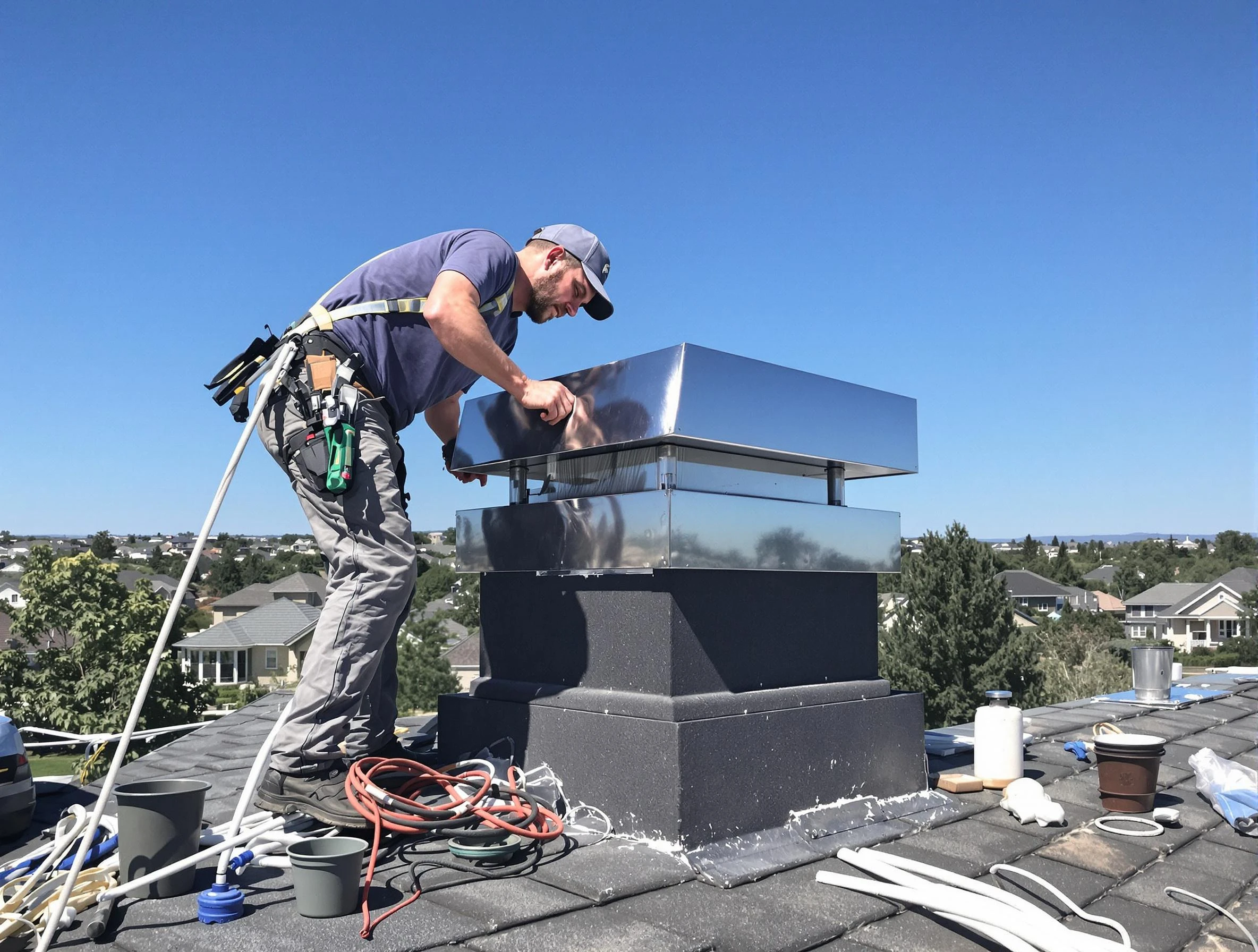 Chimney Cap Services in Blackstone