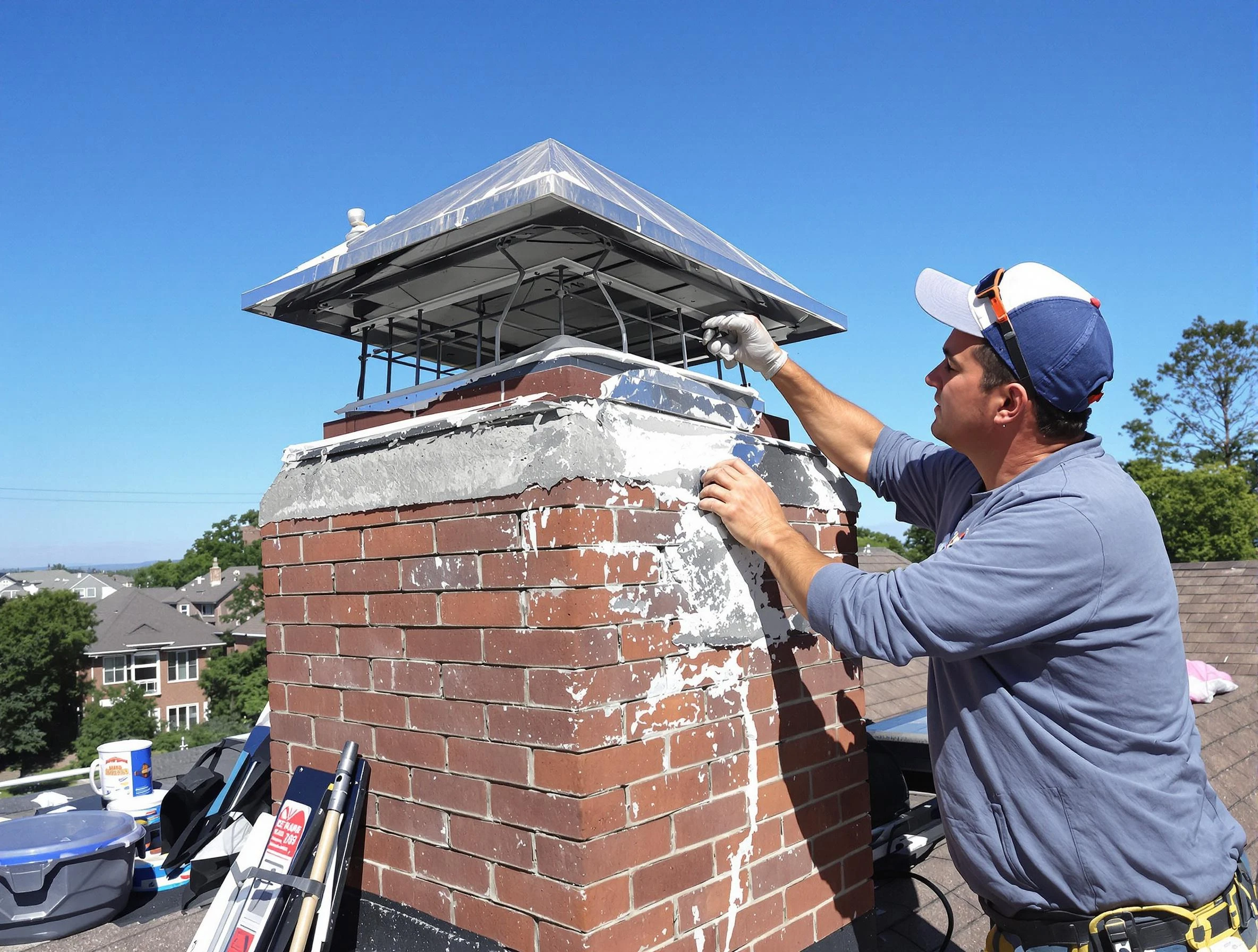 Chimney Crown Services in Blackstone