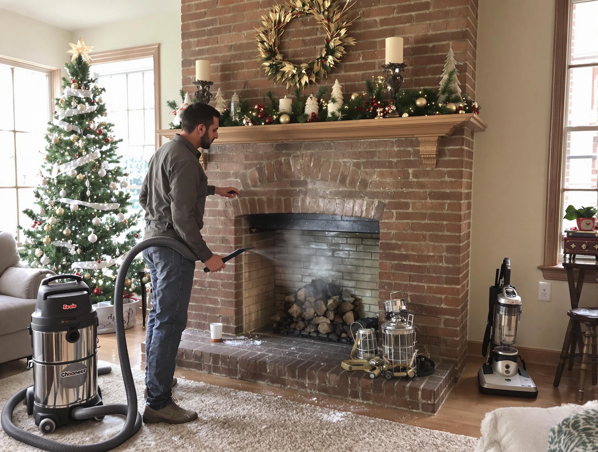 Fireplace Cleaning in Blackstone